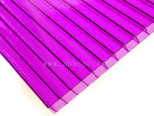 紫色阳光板